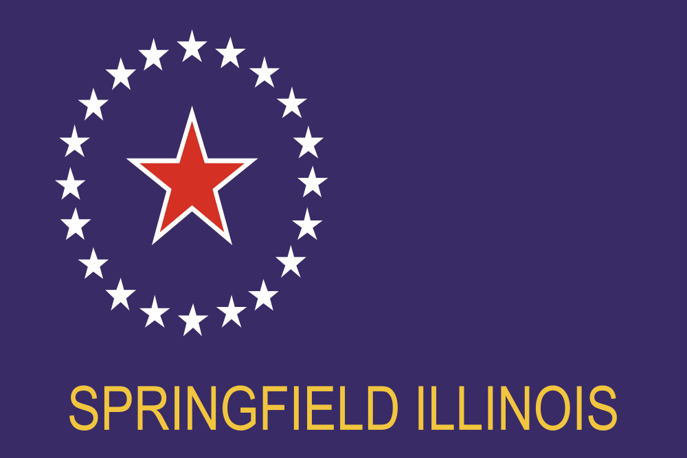 Flags Springlefield Drapeaux-Flags - Springfield