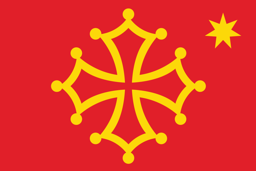 Occitan Drapeau Page De Garde Cahier Coloriage Drapeaux-Flags - Occitanie