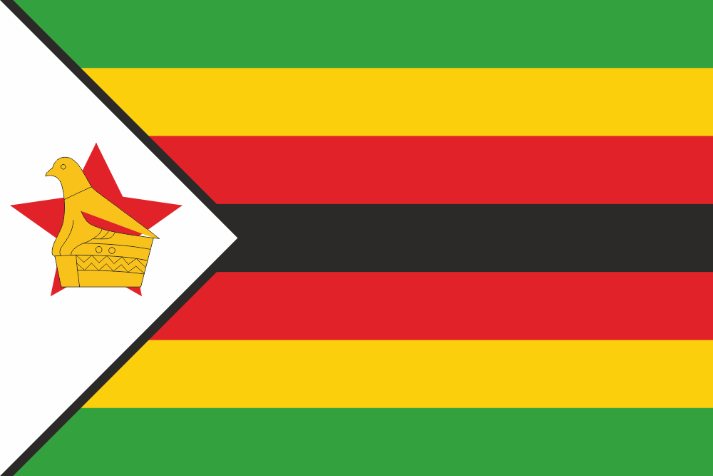zimbabwe drapeau